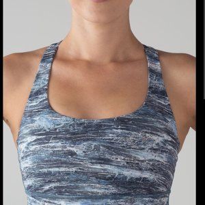 Lululemon Energy bra in Ariel Drift multi black size 8